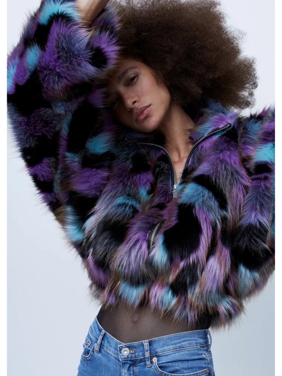 French Connection Jackets & Blazers - French Connection Ede faux fur bomber jacket
